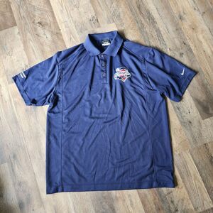 Nike Golf Baseball Hall of Fame Dri-Fit Polo Shirt. Men's size Large. Made in...